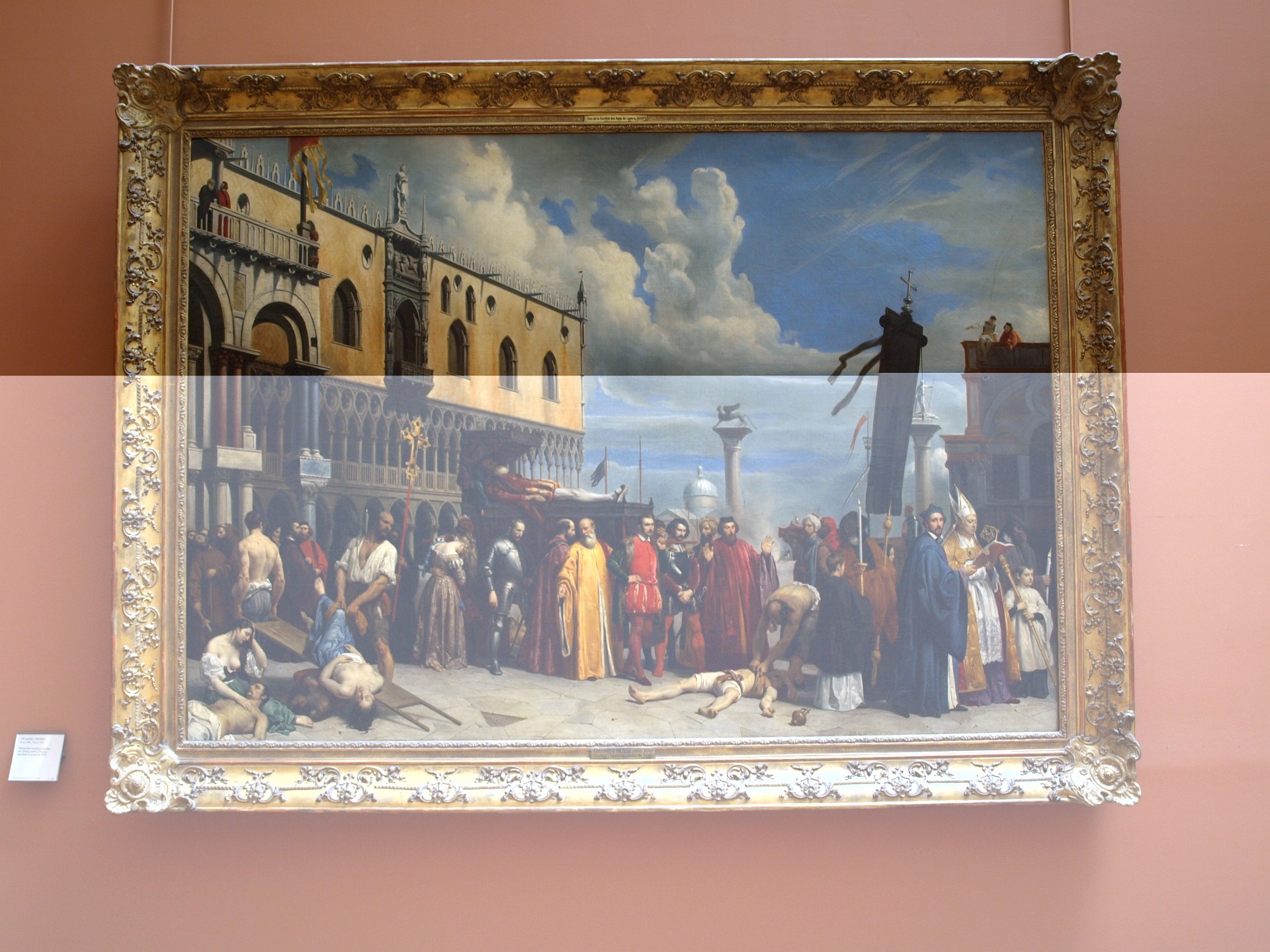 Painting Honoring the Titien by Alexandre Hesse